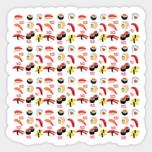 Sushi Time Overload Pattern Sticker